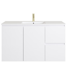Jane Express 1200mm Polar White Single Vanity with Basin